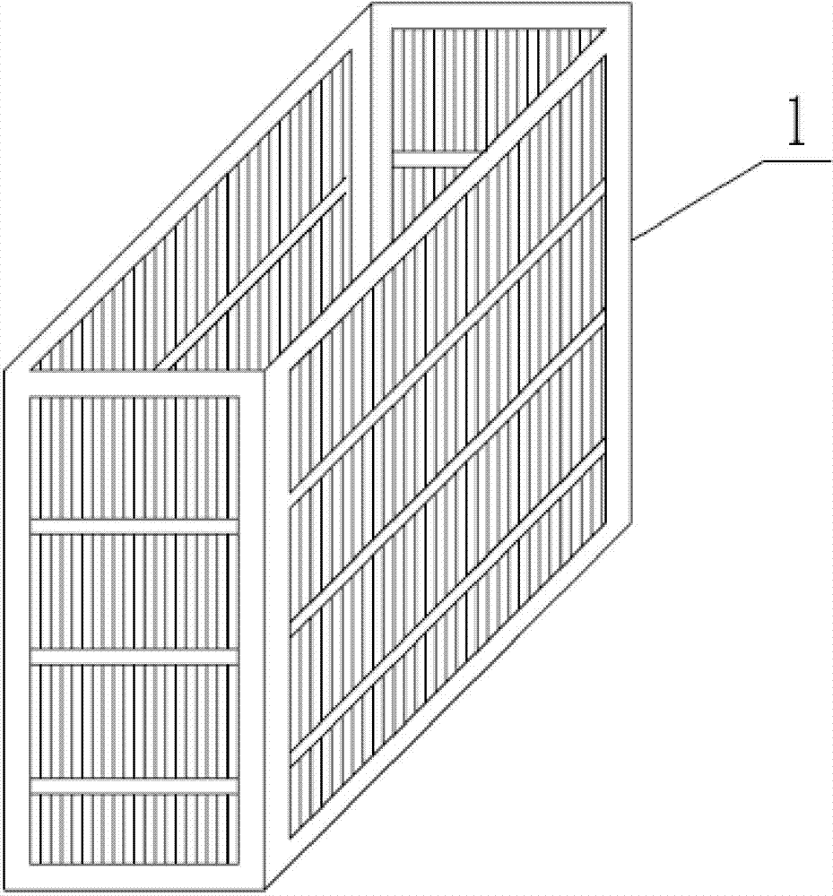 Net cage type biological carrier, immobilized microbiological treatment sewage device and application of immobilized microbiological treatment sewage device