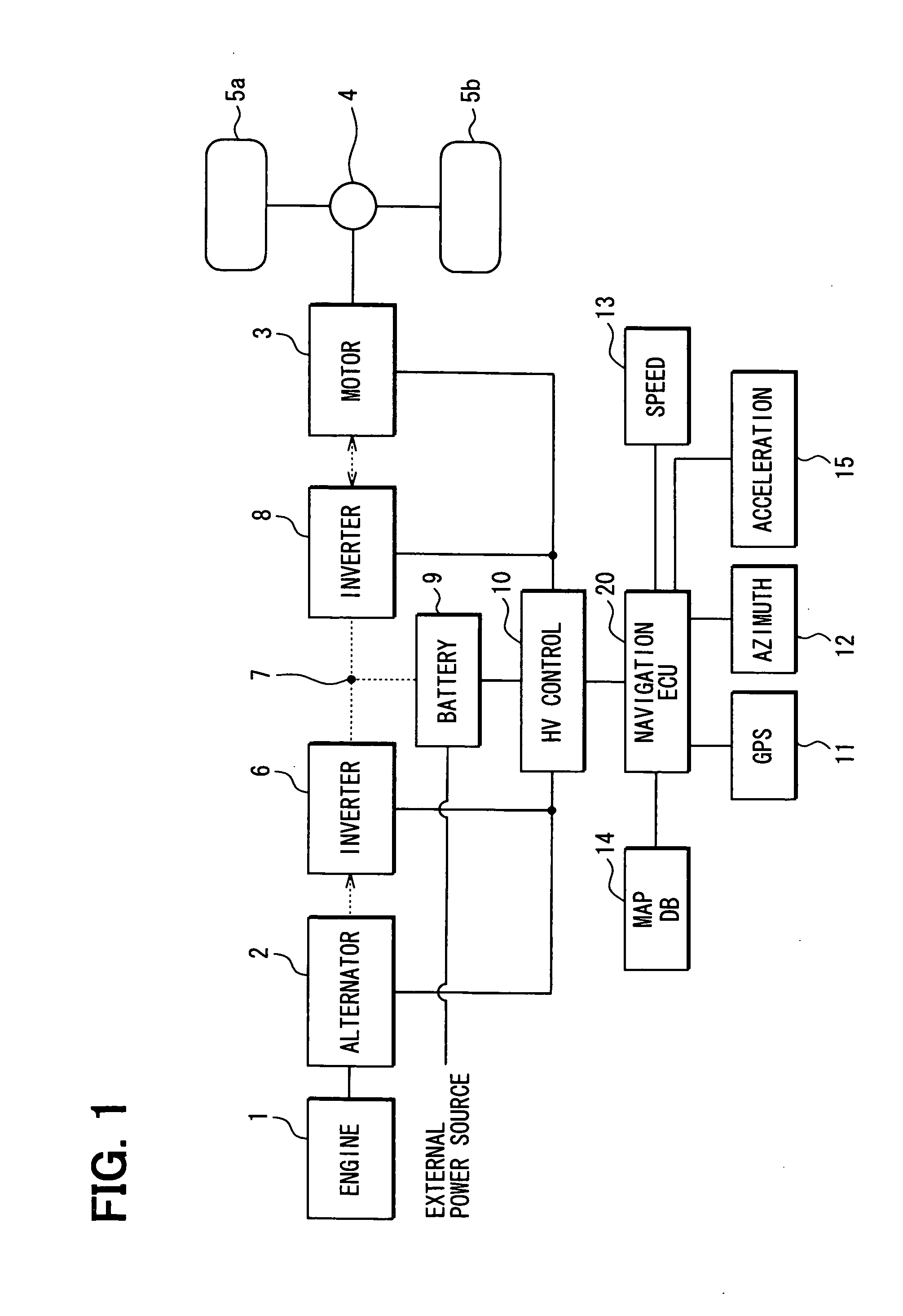 Charge/discharge control apparatus for hybrid vehicle and control program device therefor