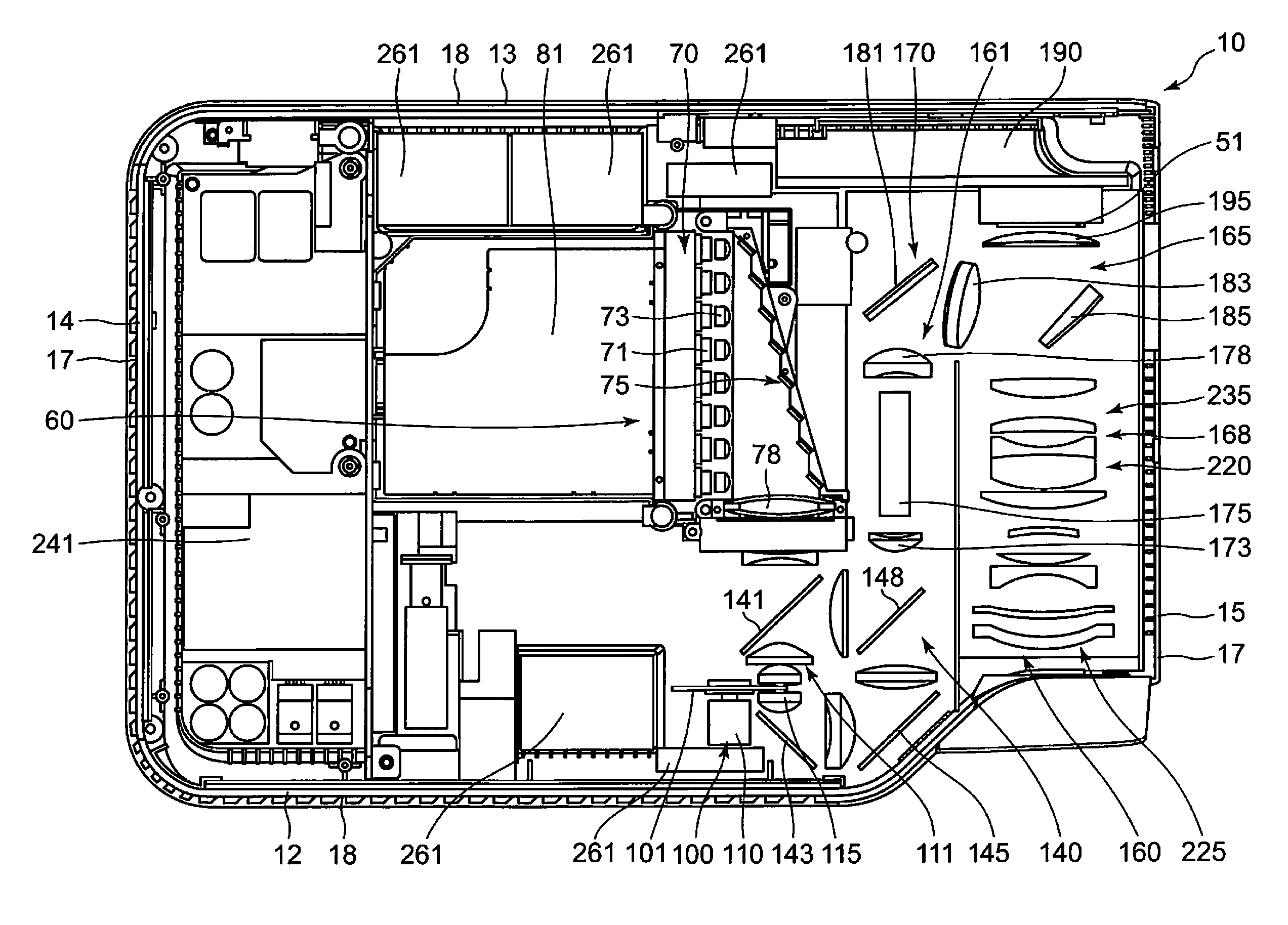 Light source unit and projector