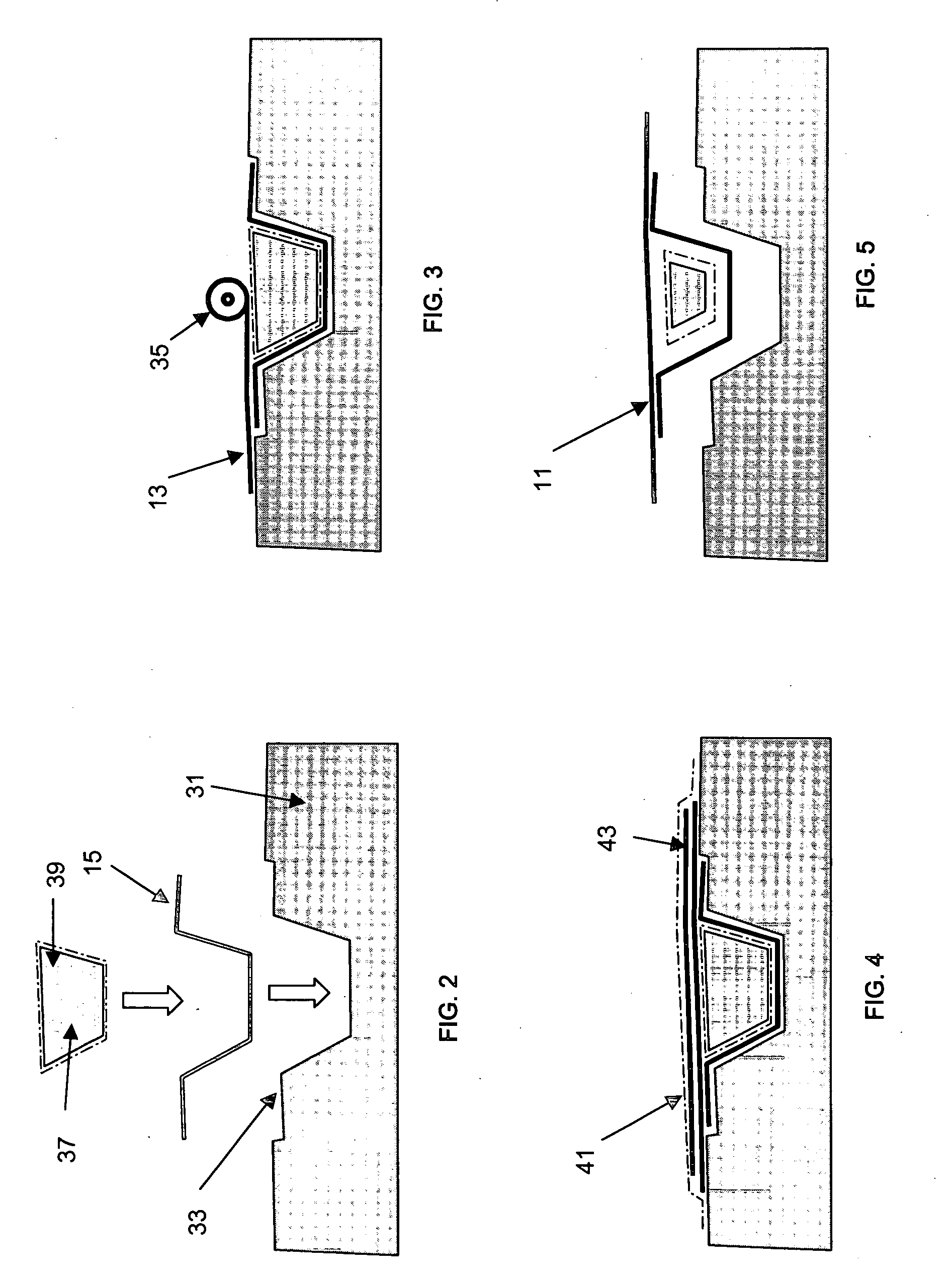 Process for manufacturing composite material structures with collapsible tooling