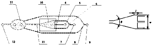 Micro-fluidic chip capable of realizing flow rate relying avoidance of liquid drip dimension