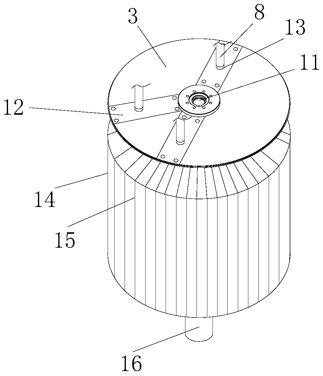 Novel accumulated dust blowing device of sector plate of boiler air pre-heater