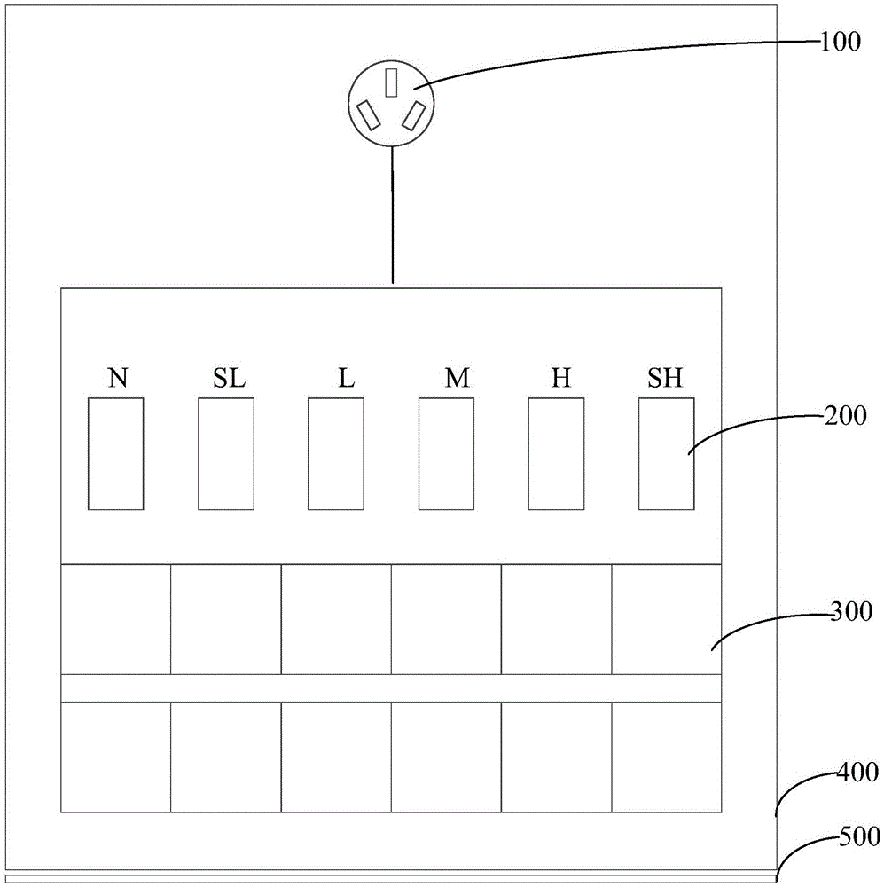 Fan rotation speed measuring fixture