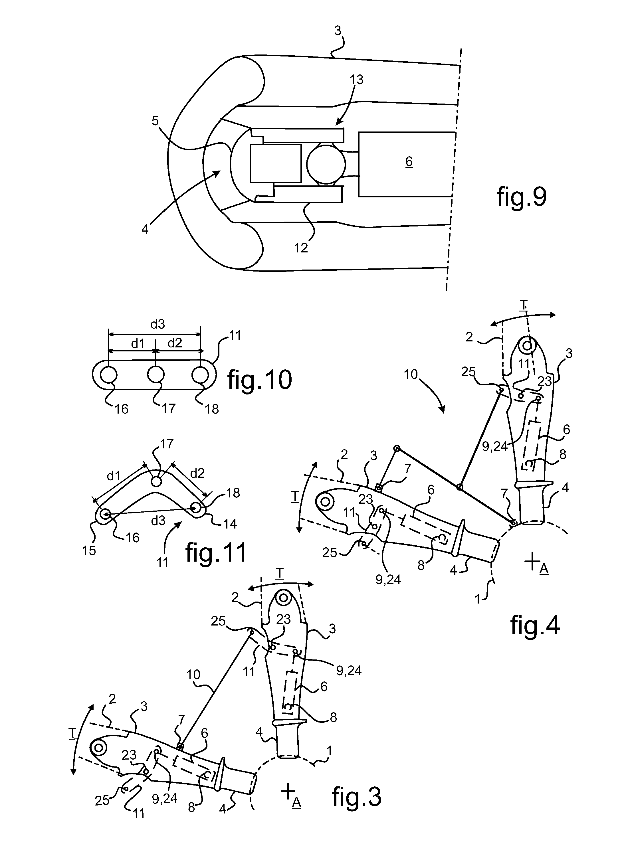 Rotorcraft rotor fitted with lead-lag dampers housed in sleeves connecting blades to a hub of the rotor