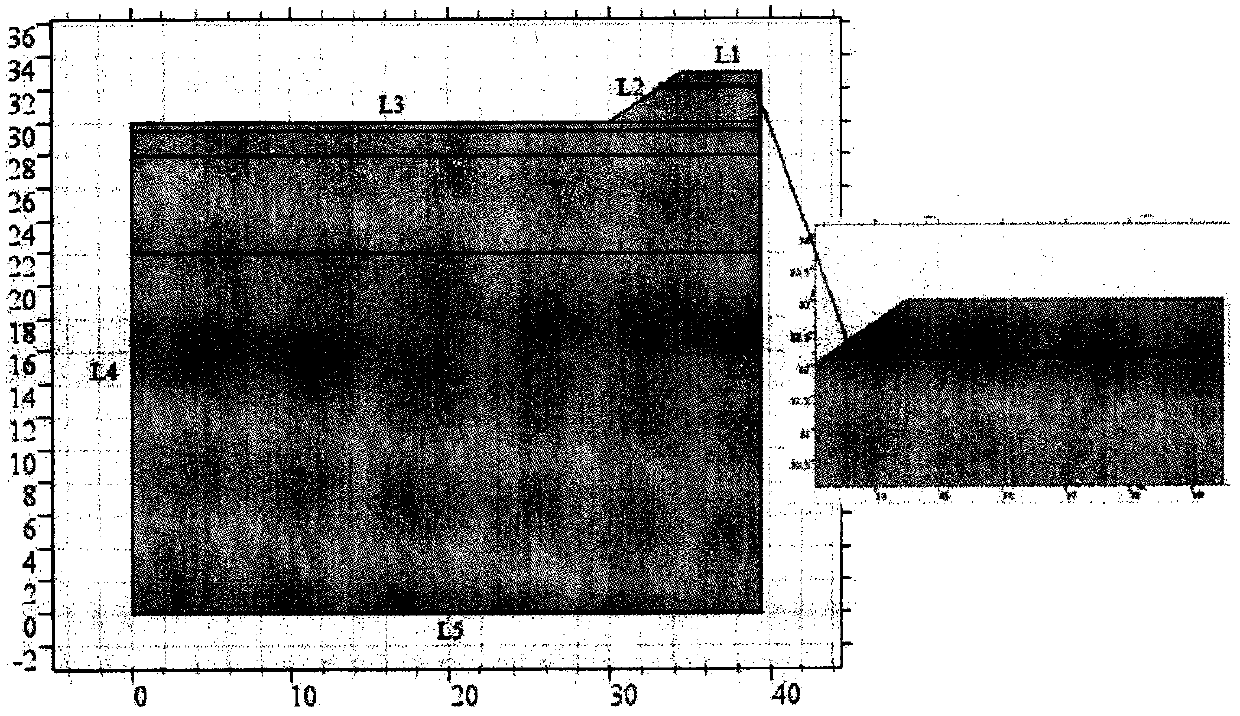 Permafrost subgrade structure based on hydrothermal phase change principle and construction method thereof