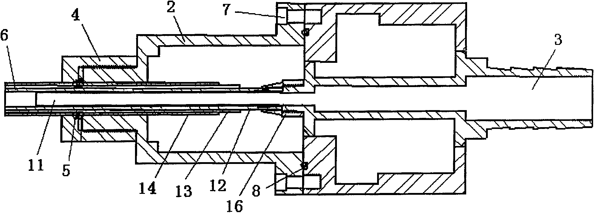 Multifunctional water tight connector of underwater towrope