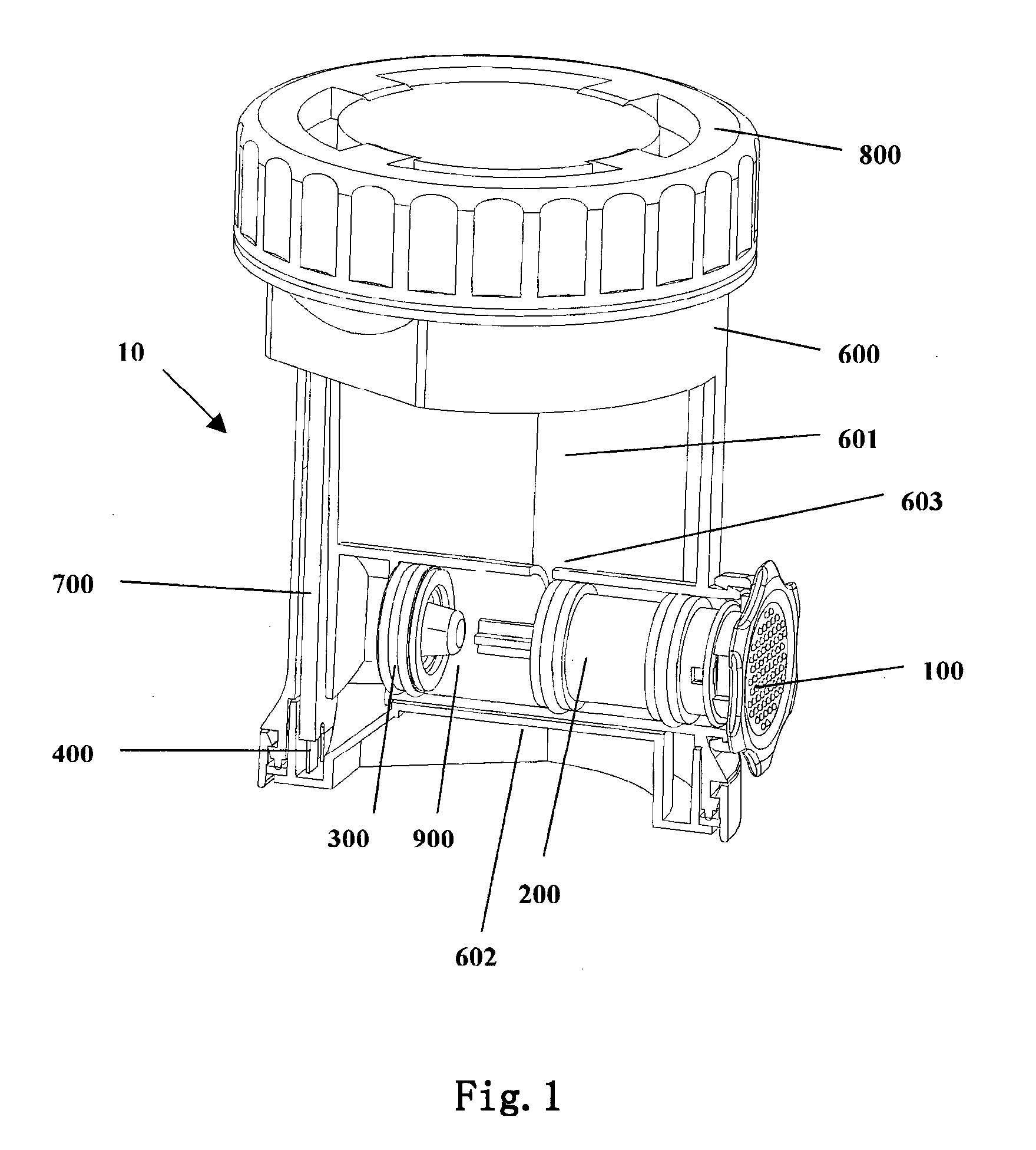 Detection Device for Detecting Analytes in Liquid Specimen