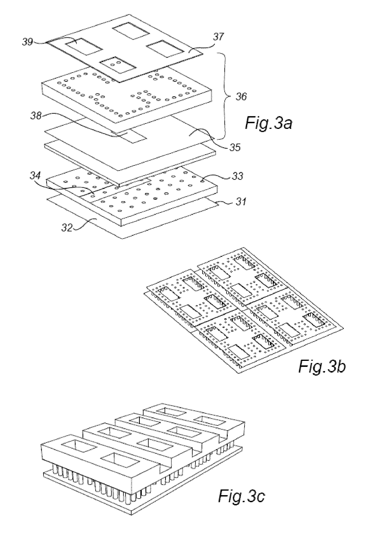 Microwave or millimeter wave RF part realized by die-forming