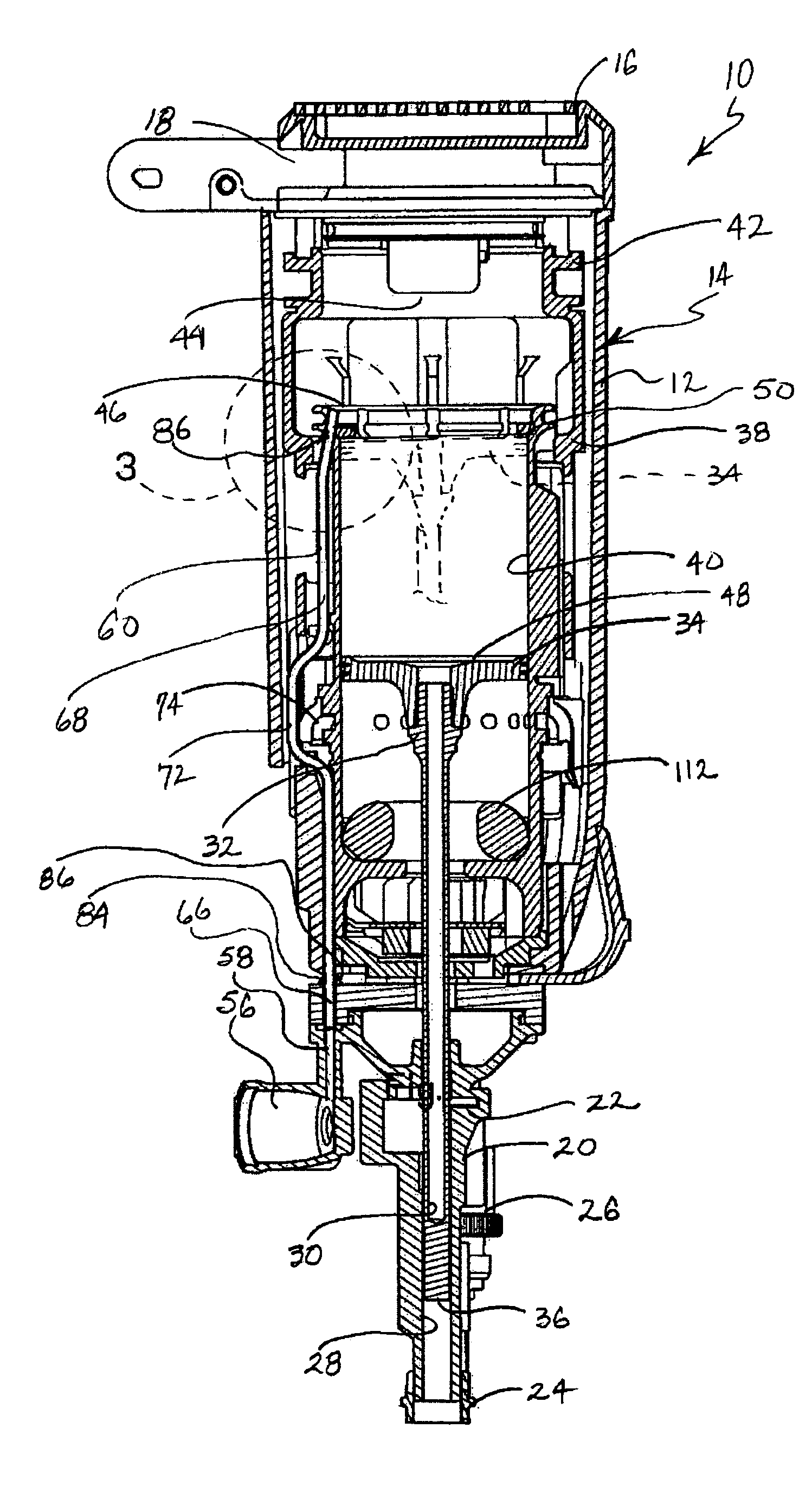 Gas driven actuation feed tube for combustion powered fastener-driving tool