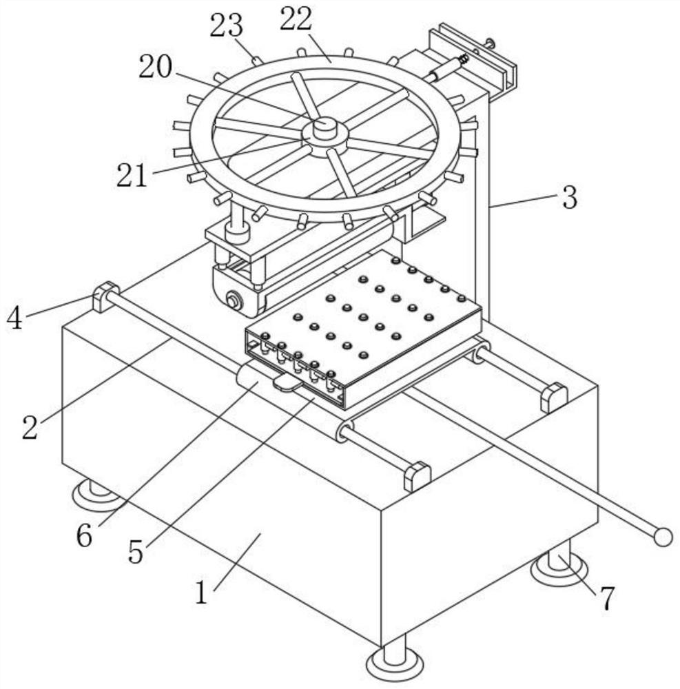 Rapid polishing device for bamboo and wood product processing