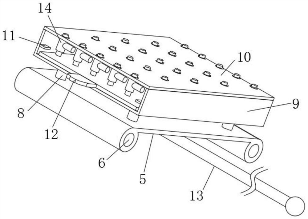 Rapid polishing device for bamboo and wood product processing