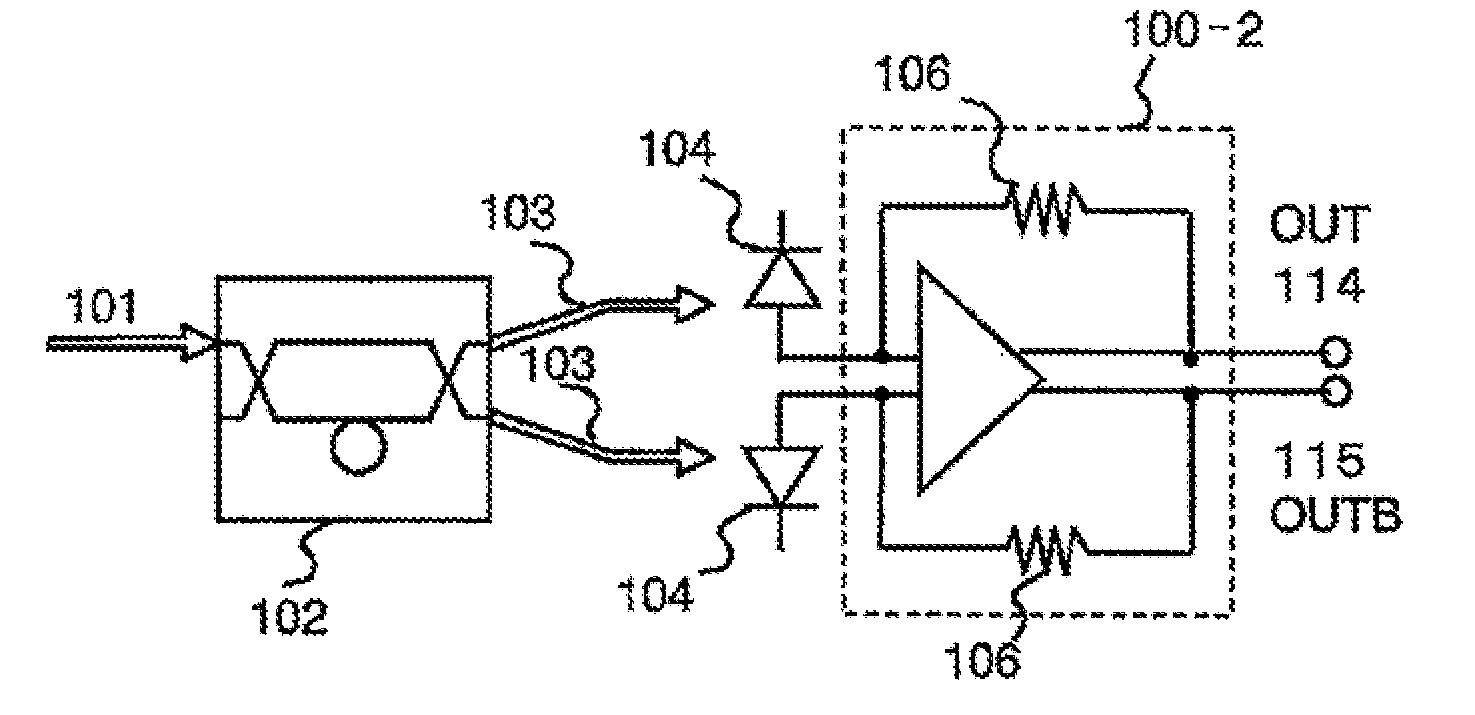 Light receiving circuit and signal processing method