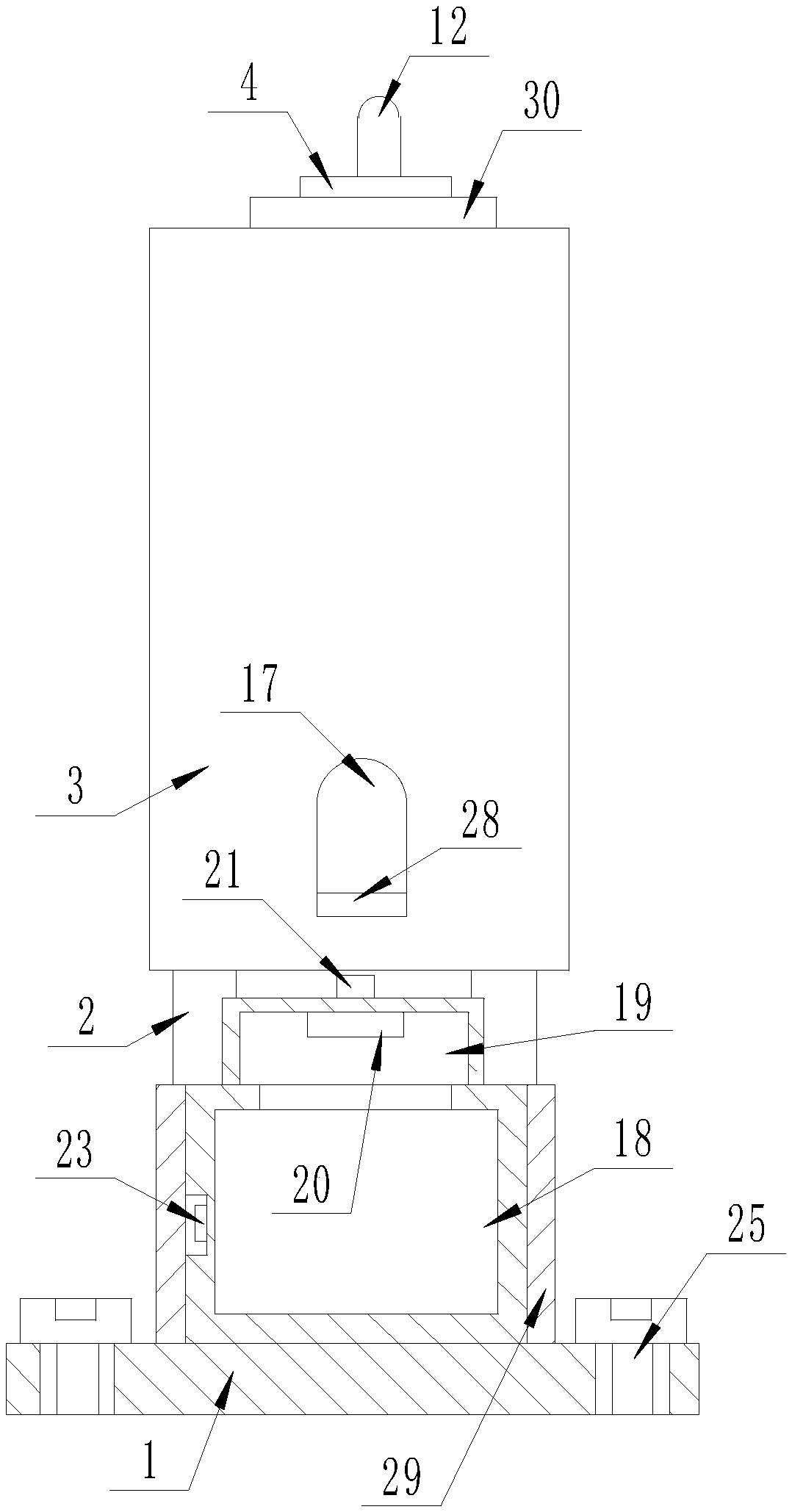 A feed fermentation device