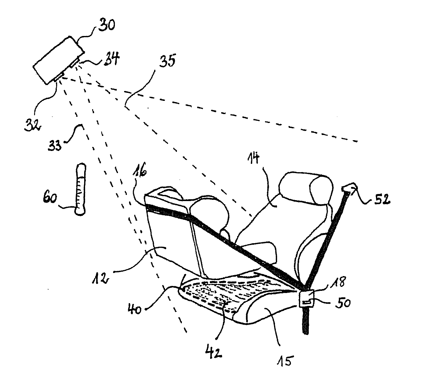 Child seat detection system