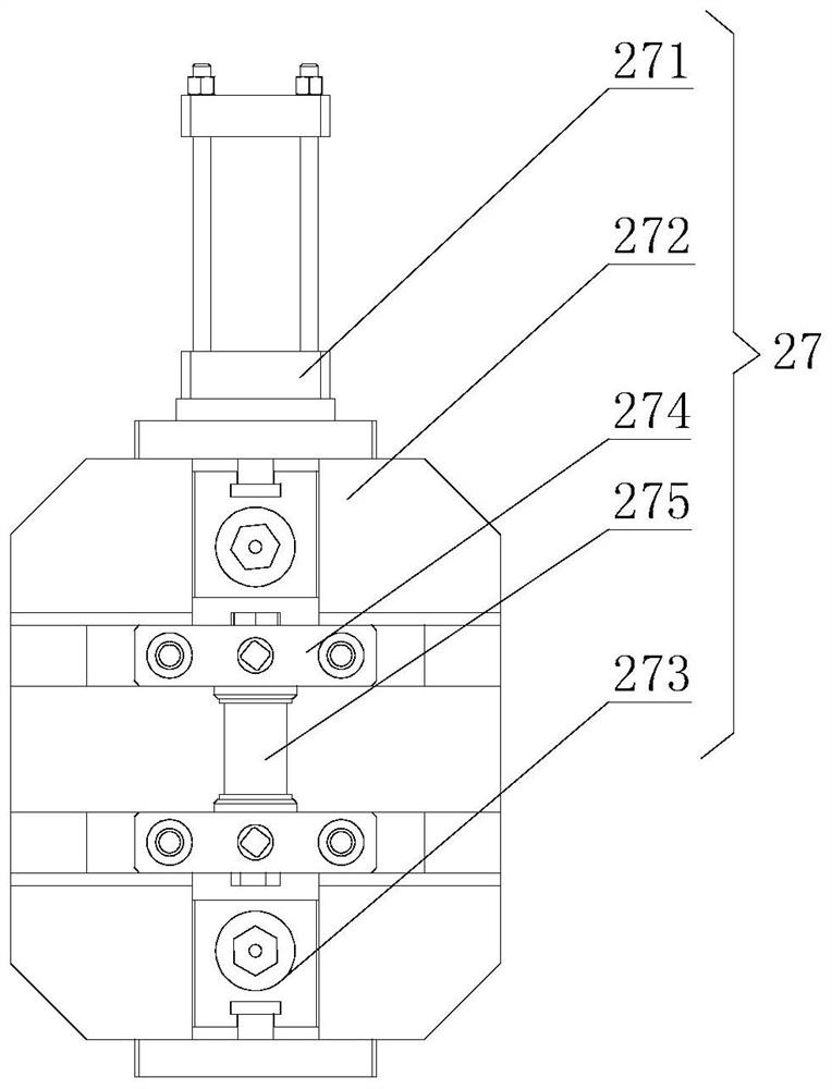 Movable adjusting device for straightener