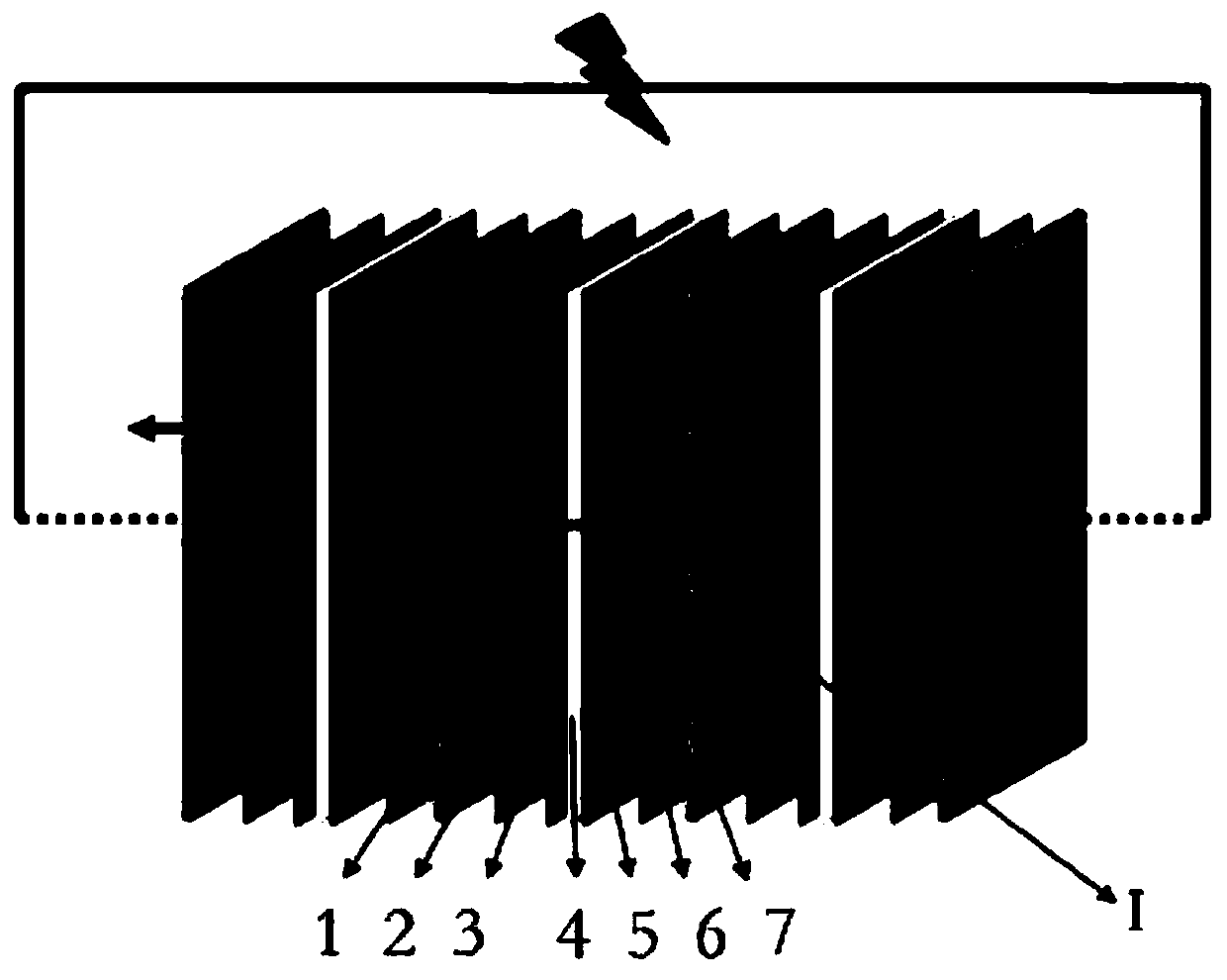 Fuel cell using diffusion layer as collector