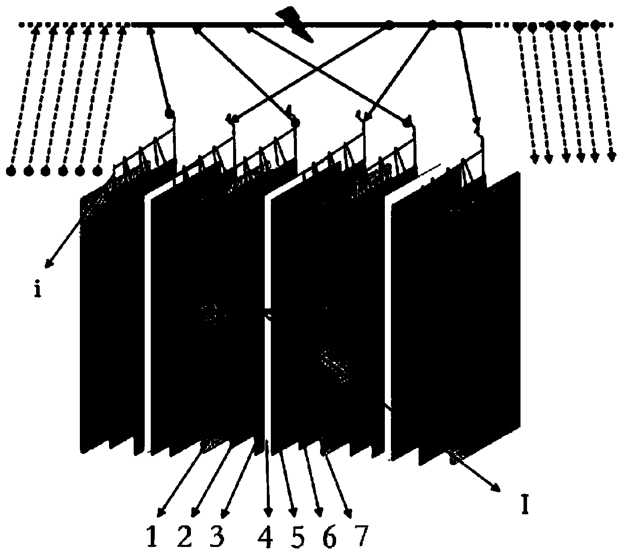 Fuel cell using diffusion layer as collector