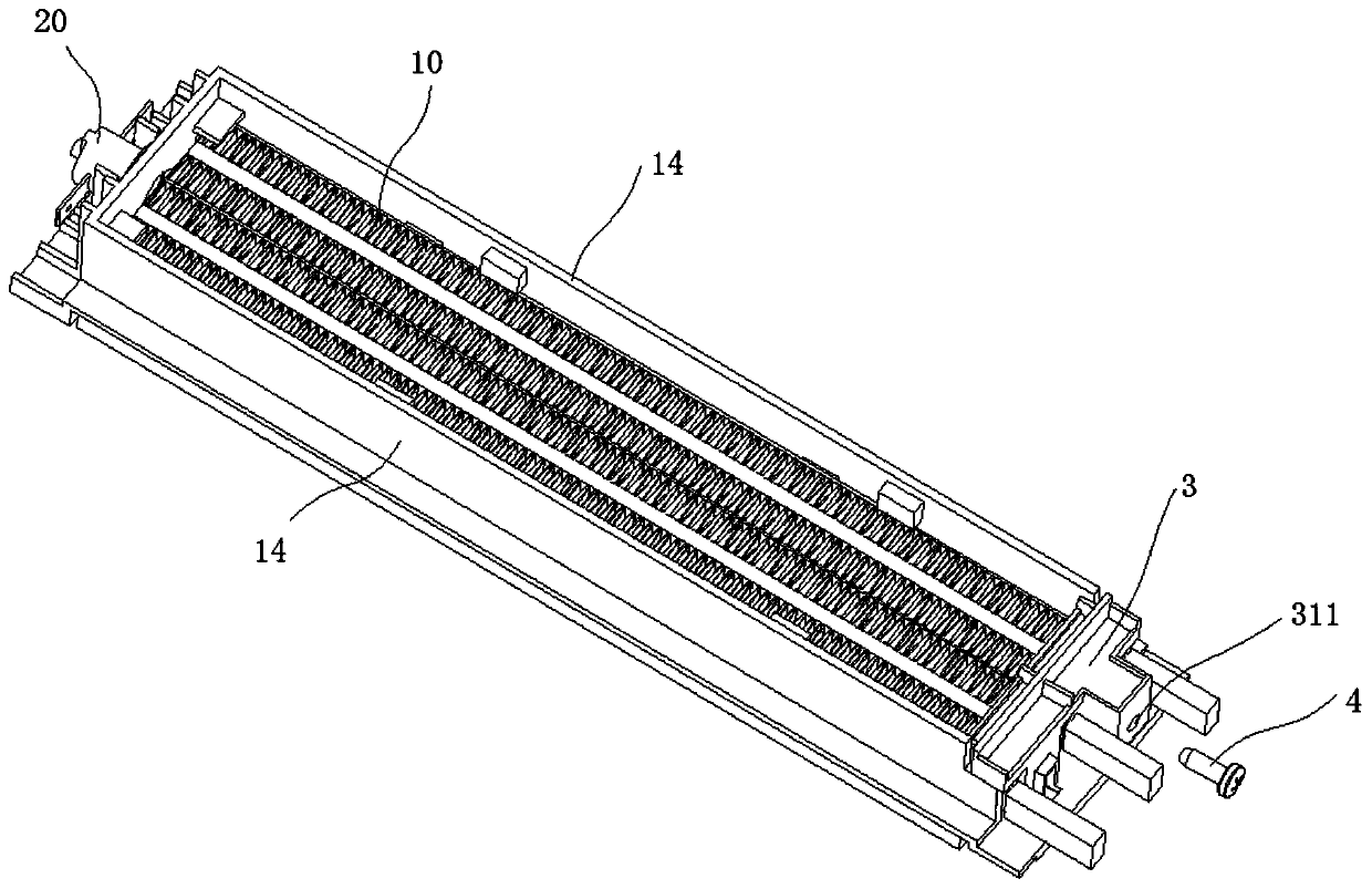 Fixing device, heating element assembly and device with heating element assembly