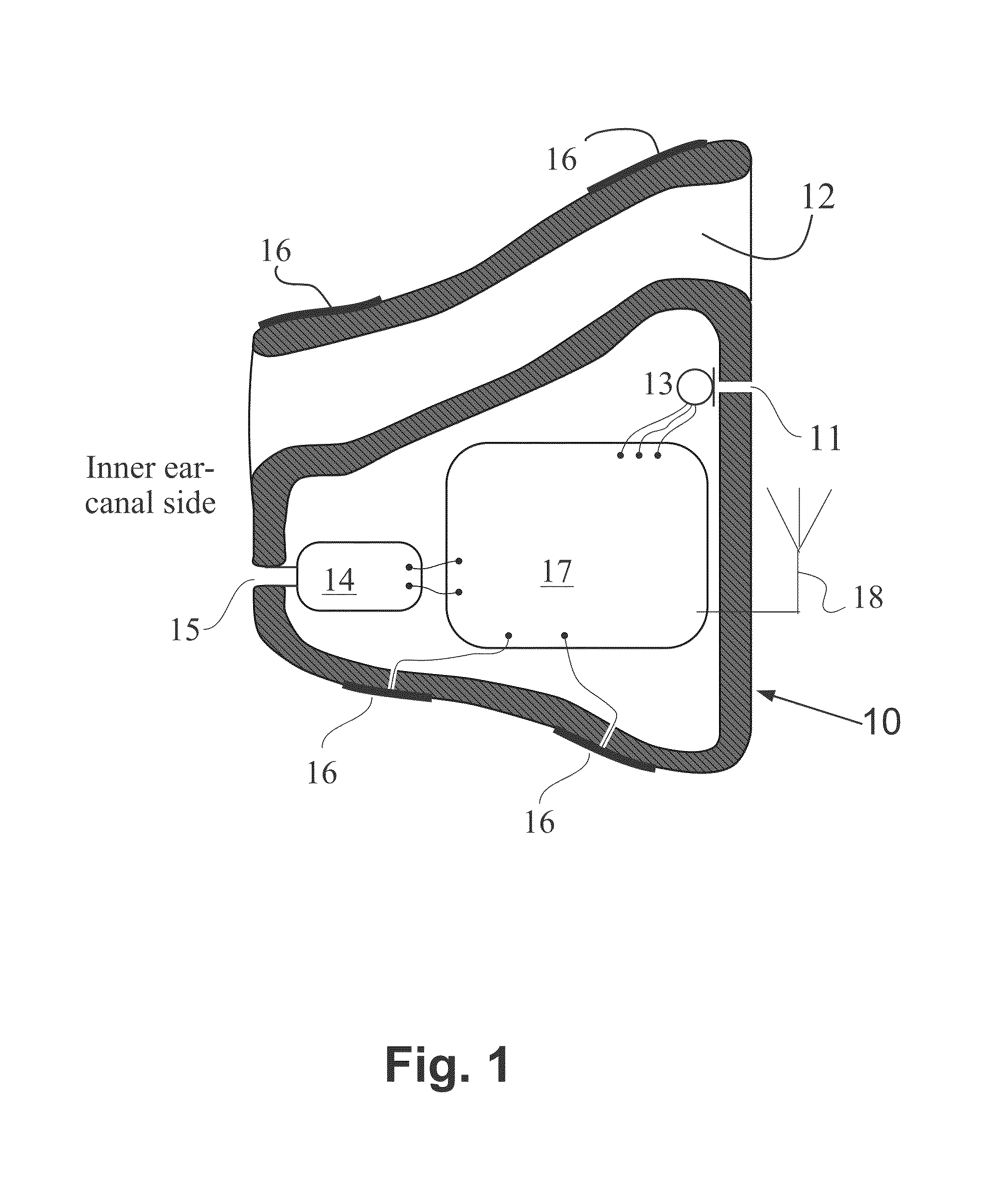 Eeg monitor with capactive electrodes and a method of monitoring brain waves