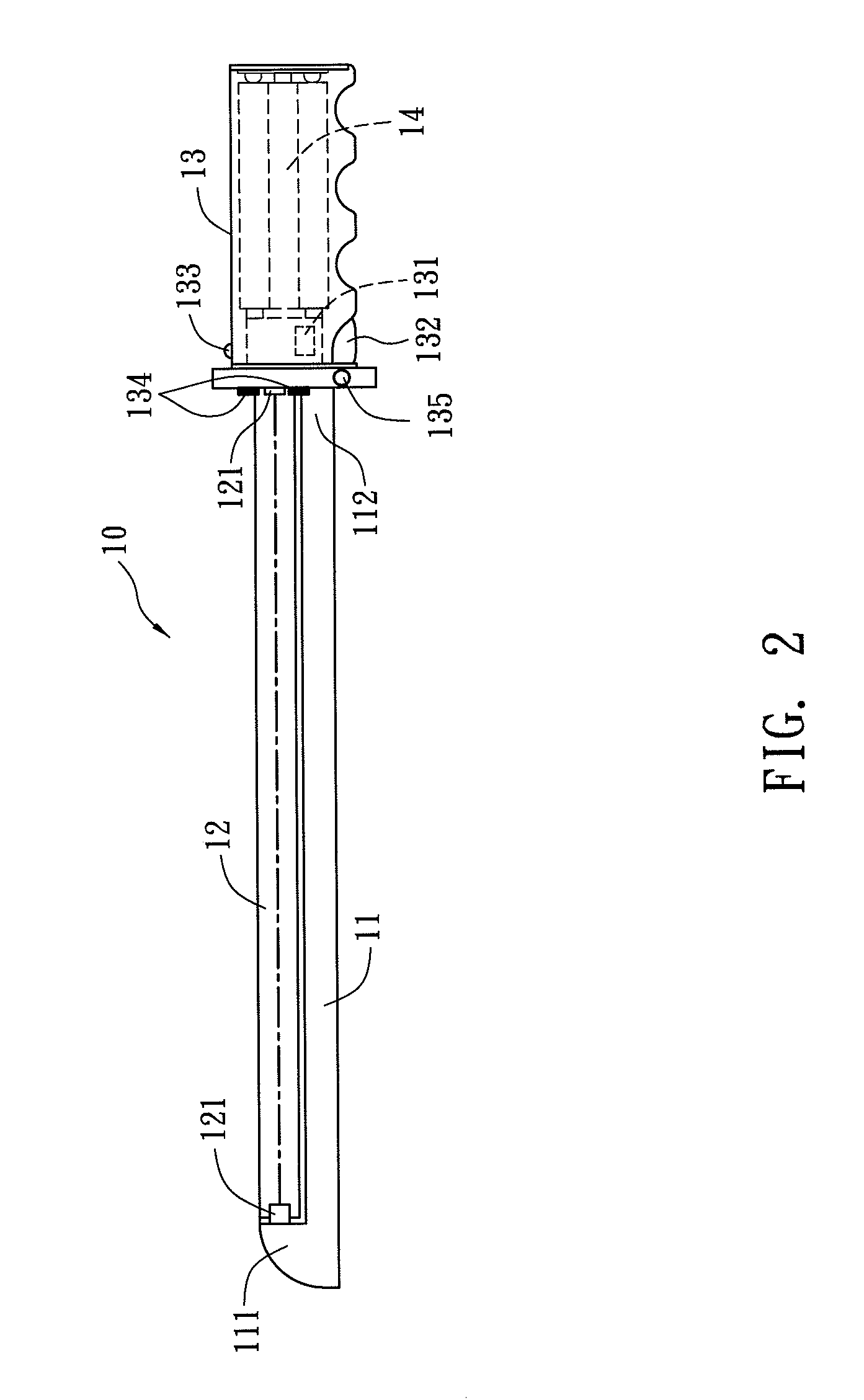 Electric heated knife assembly