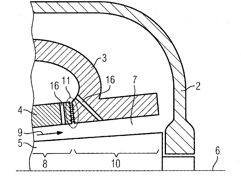 Turbo engine having steam tapping