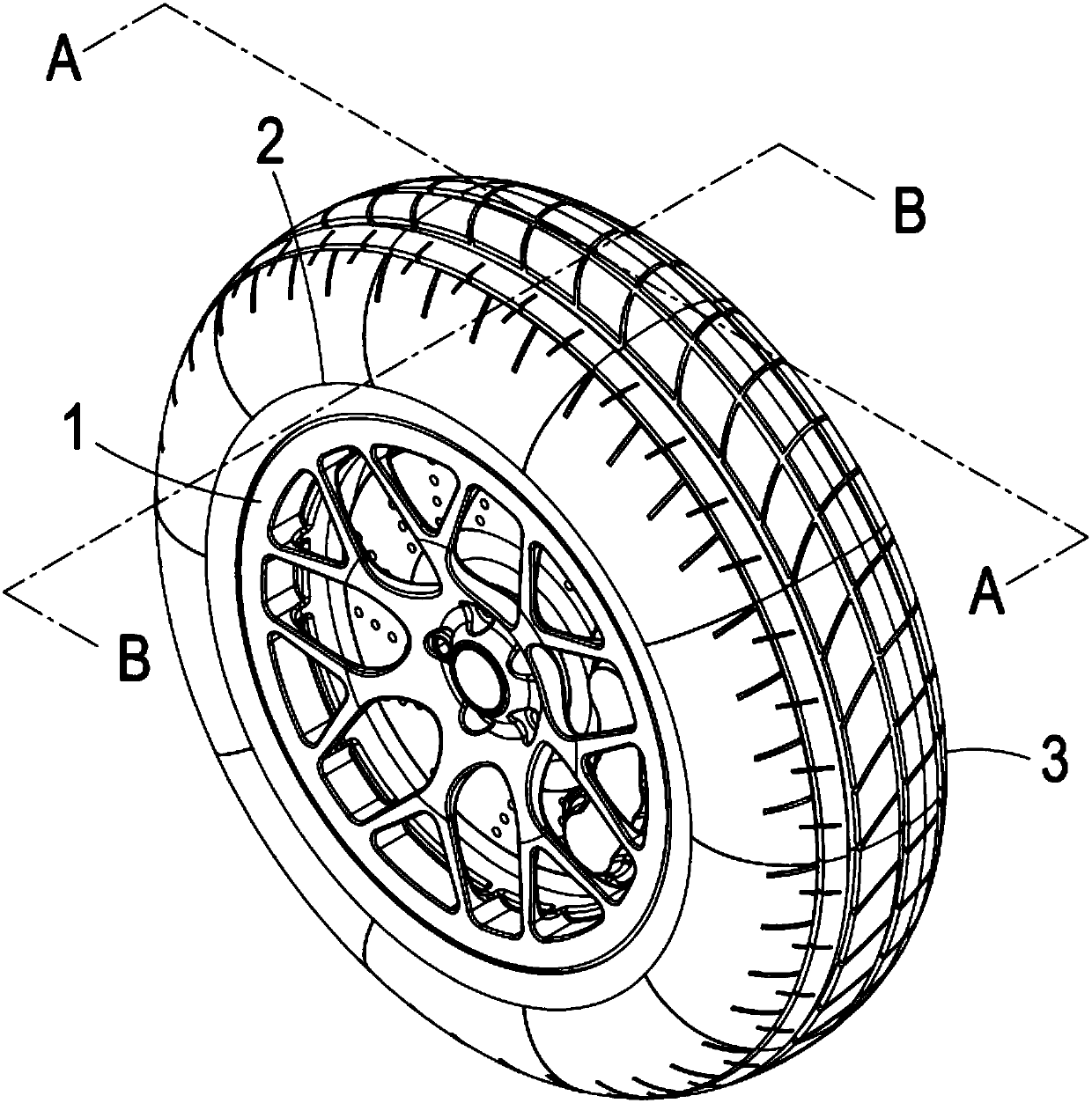 Structure improvement of wheel