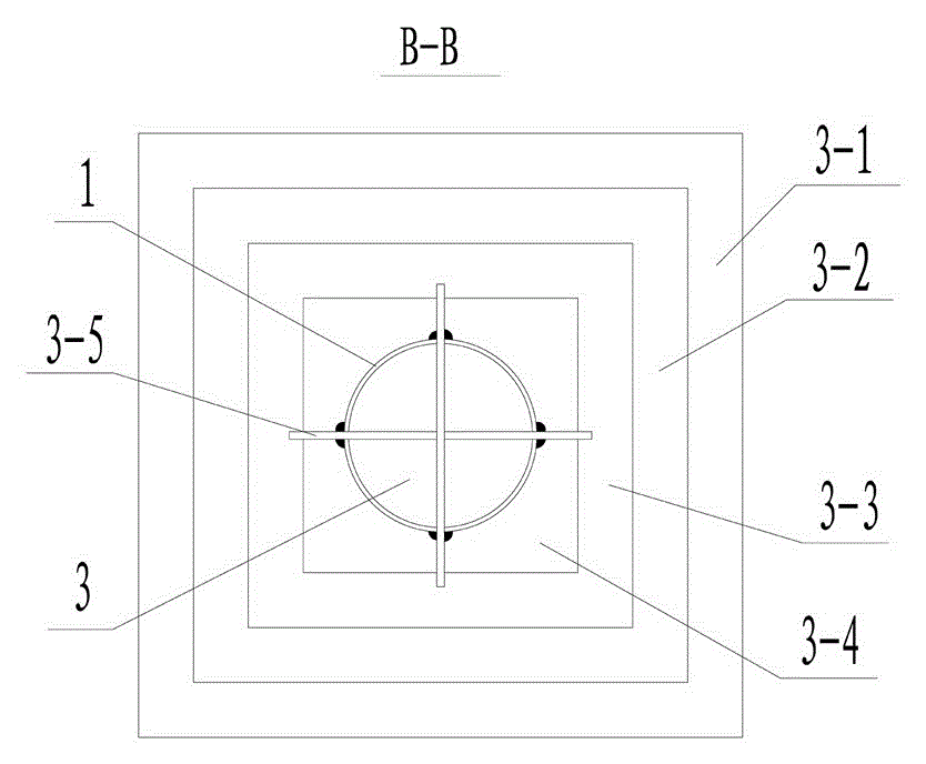 Adjustable support and its construction method