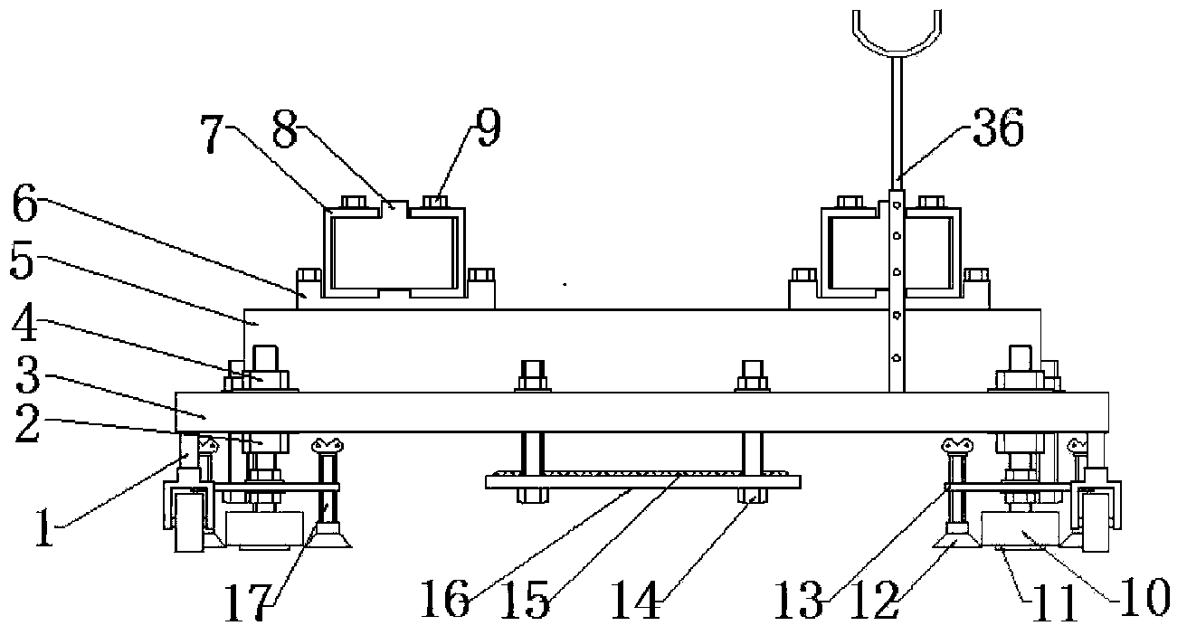 Novel multifunctional automobile part noise test platform