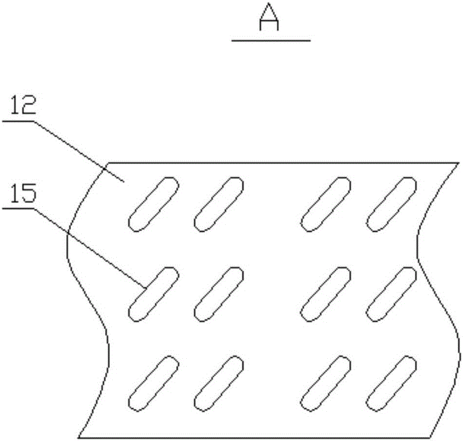 Underground drainage and ventilation device for textile