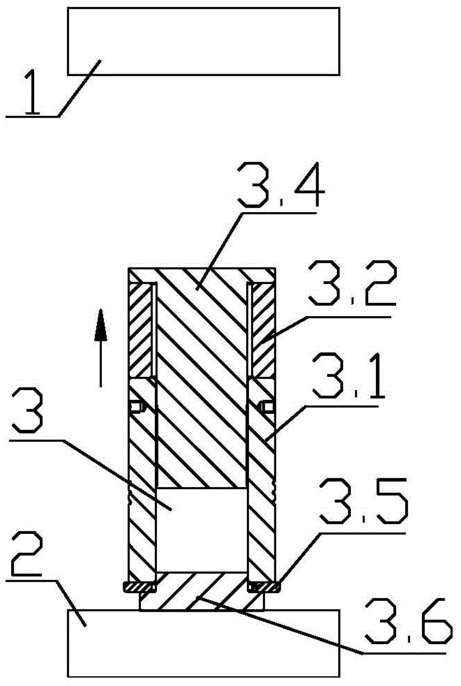 Automatic lift type drug pressing device