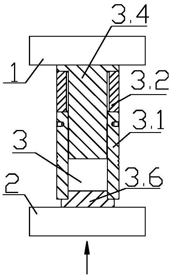 Automatic lift type drug pressing device