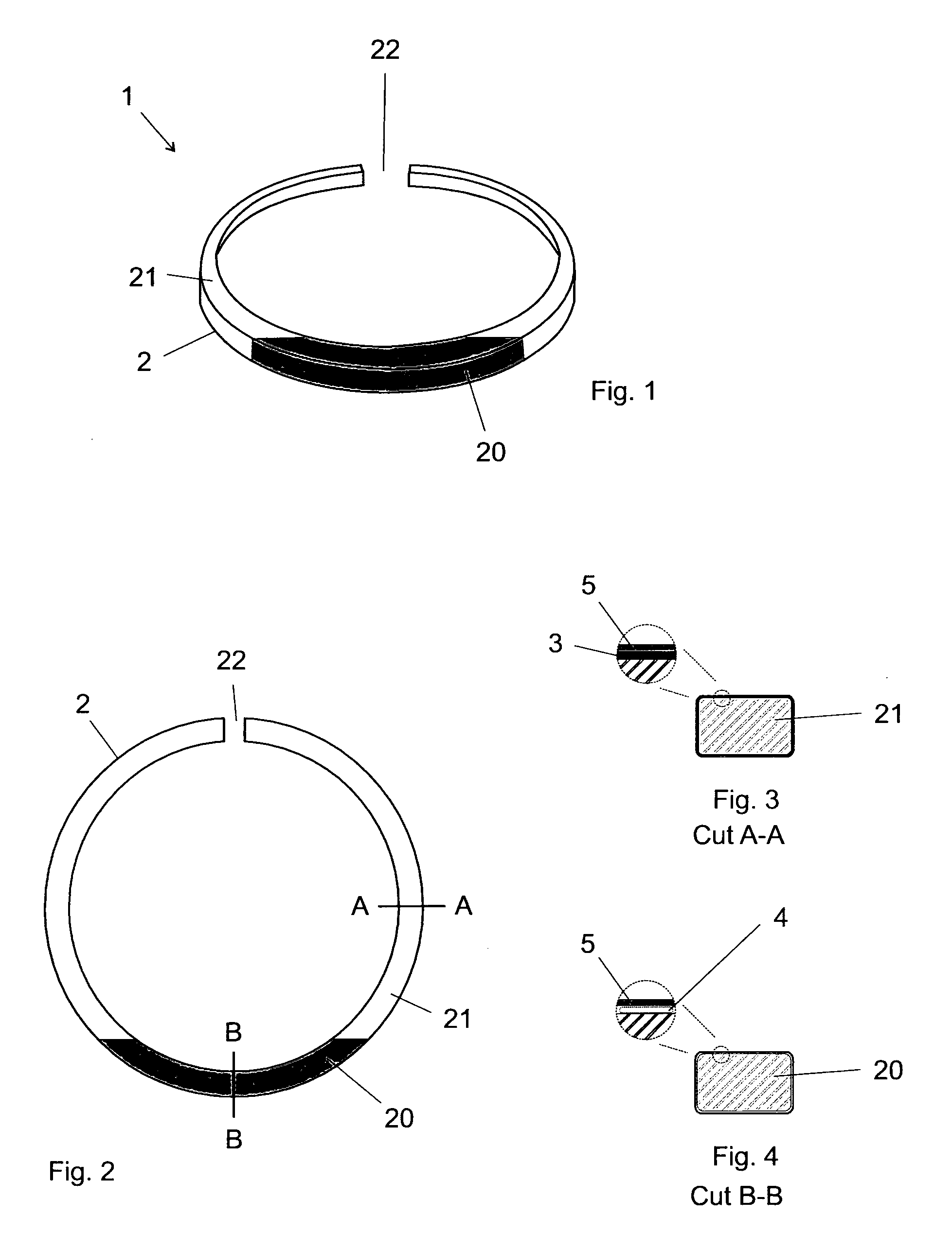 Piston ring and process for manufacturing a piston ring