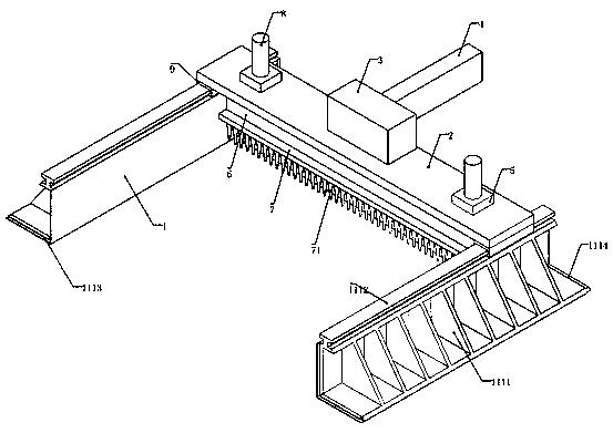 Road paving device for municipal road construction