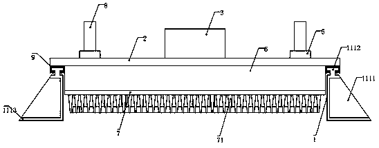 Road paving device for municipal road construction