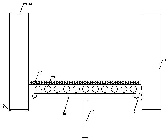 Road paving device for municipal road construction