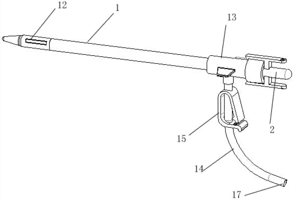 Ureteroscope urinary bladder pressure reducing device