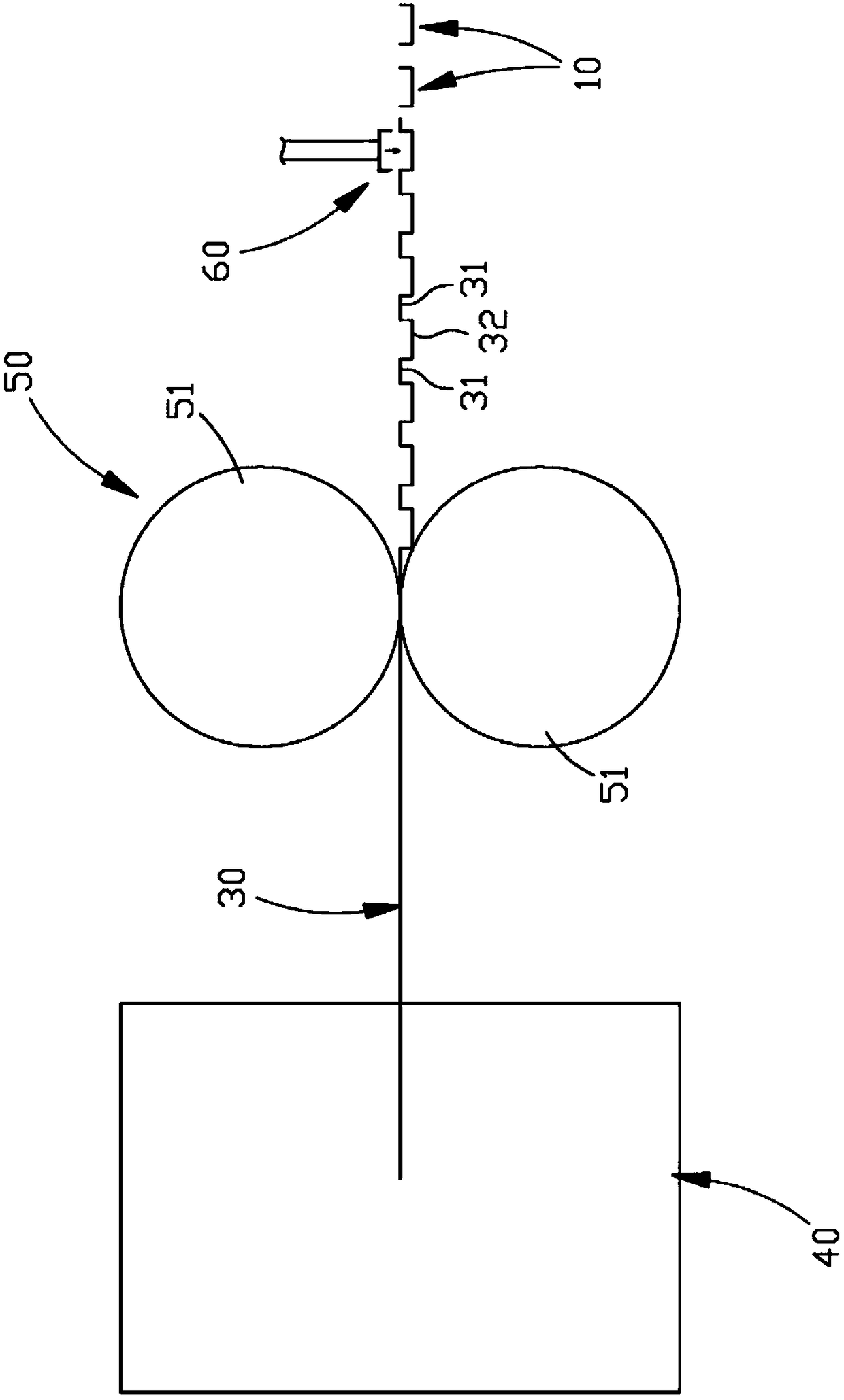 Roller hot press molding manufacturing method of shoe outsole