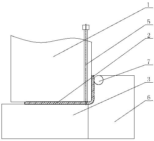 Bending scratch-proof structure