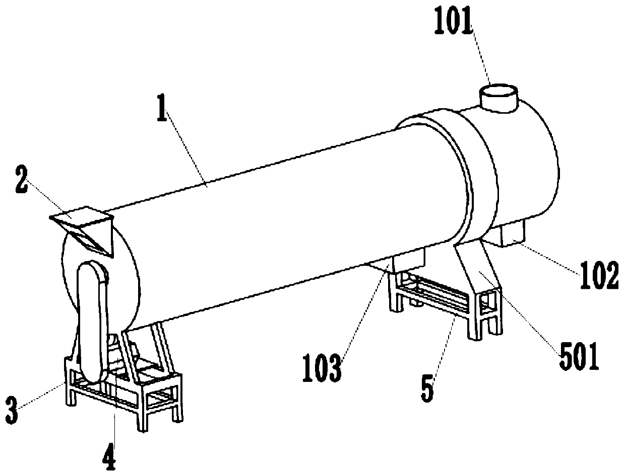 Energy-saving roller dryer