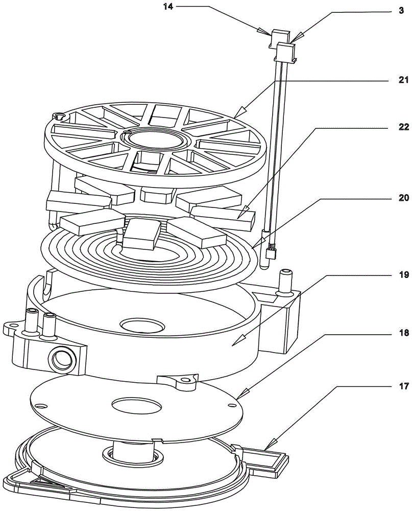 Water flow constant temperature heating method and water flow constant temperature heating device specially for intelligent toilet