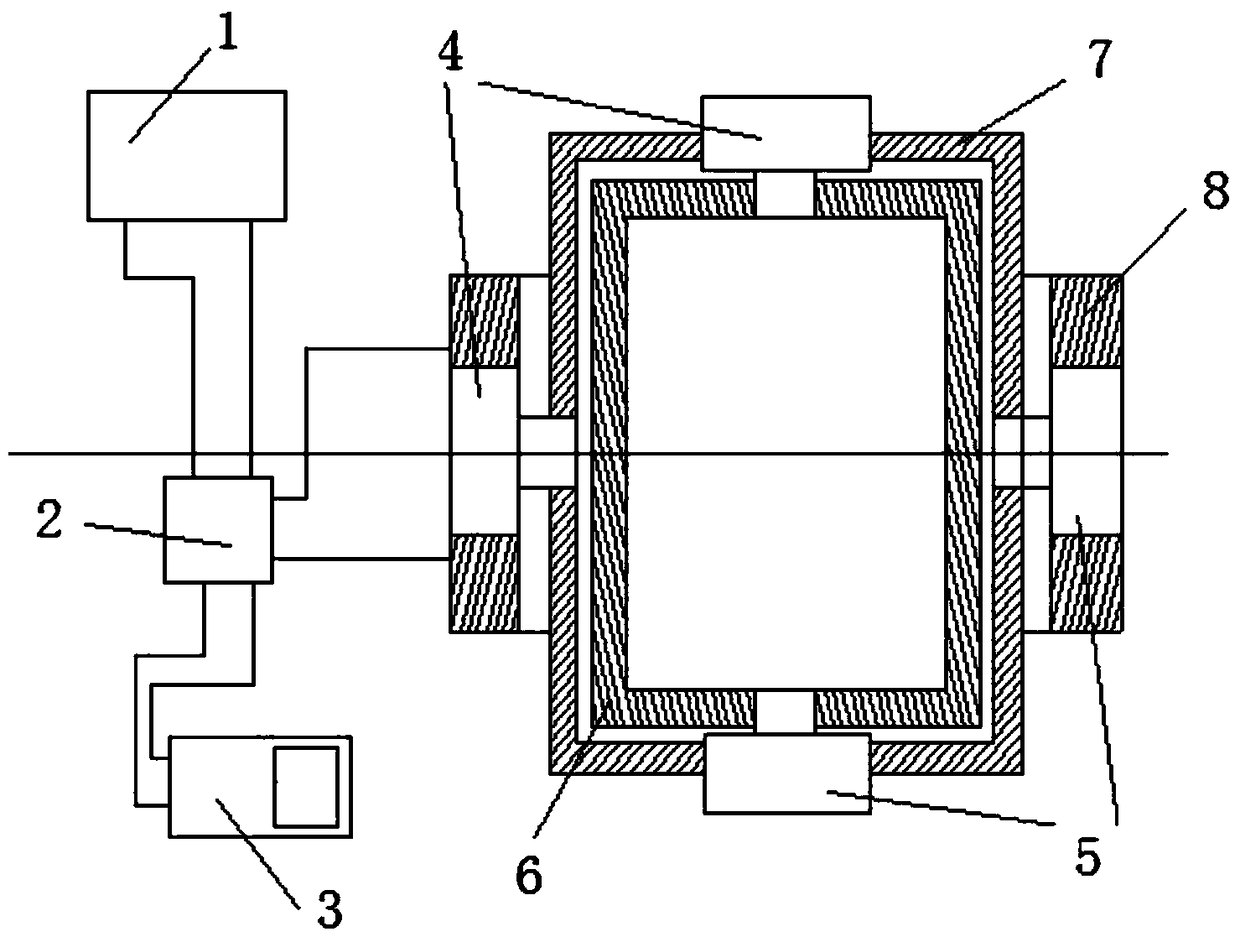 Electrostatic monitor repeating platform sensor zero position adjustment method