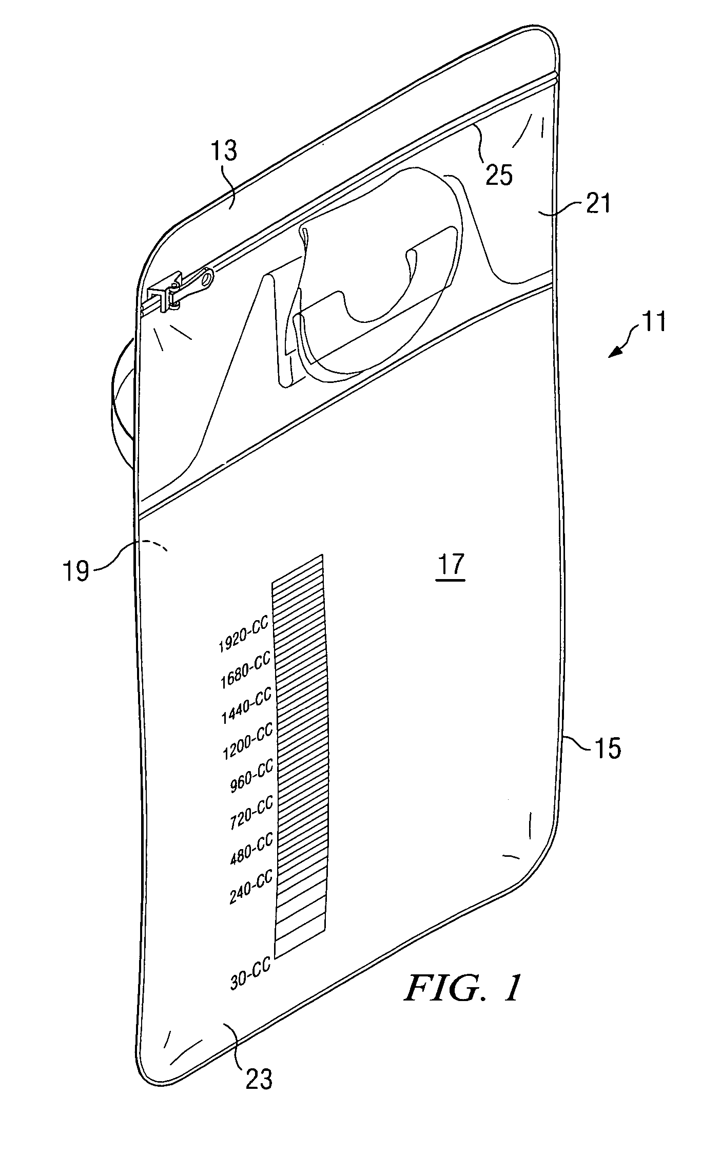 Human body fluid collection bag