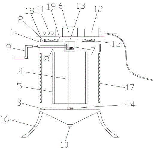 Honey extractor and honey concentration method