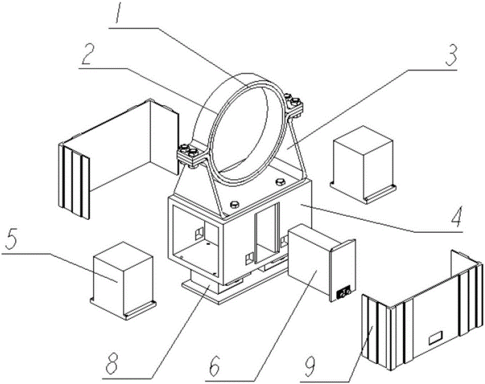 Intelligent shock absorber of pipeline