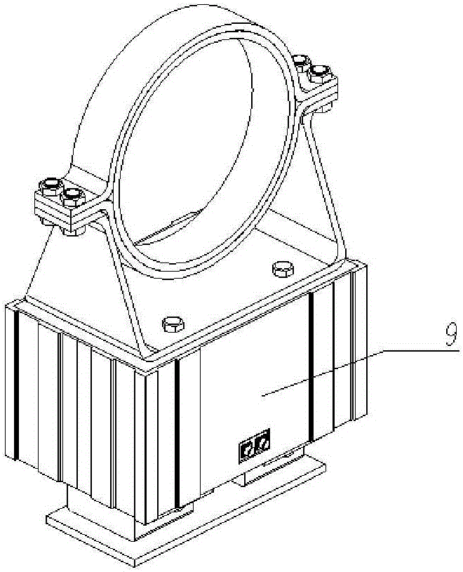 Intelligent shock absorber of pipeline