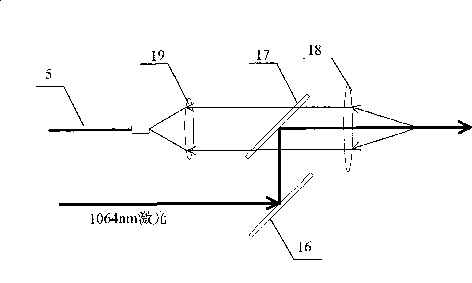 Underwater laser Raman spectrum/laser-induced breakdown spectroscopy combined detection device and method