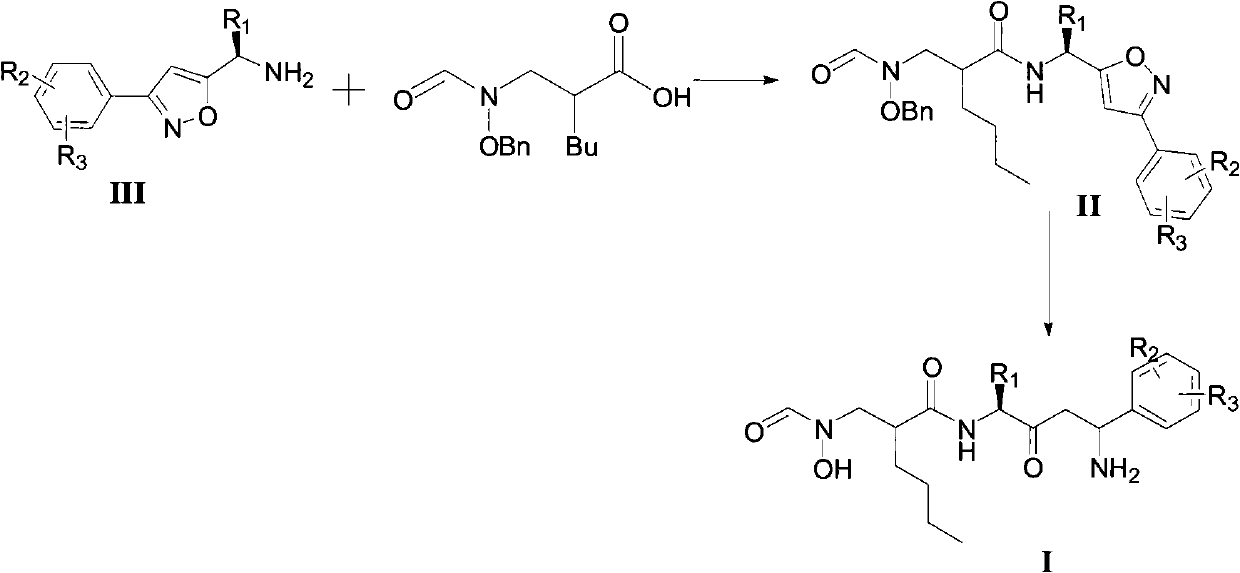 N-formyl hydroxylamine compounds, preparation method, and use thereof