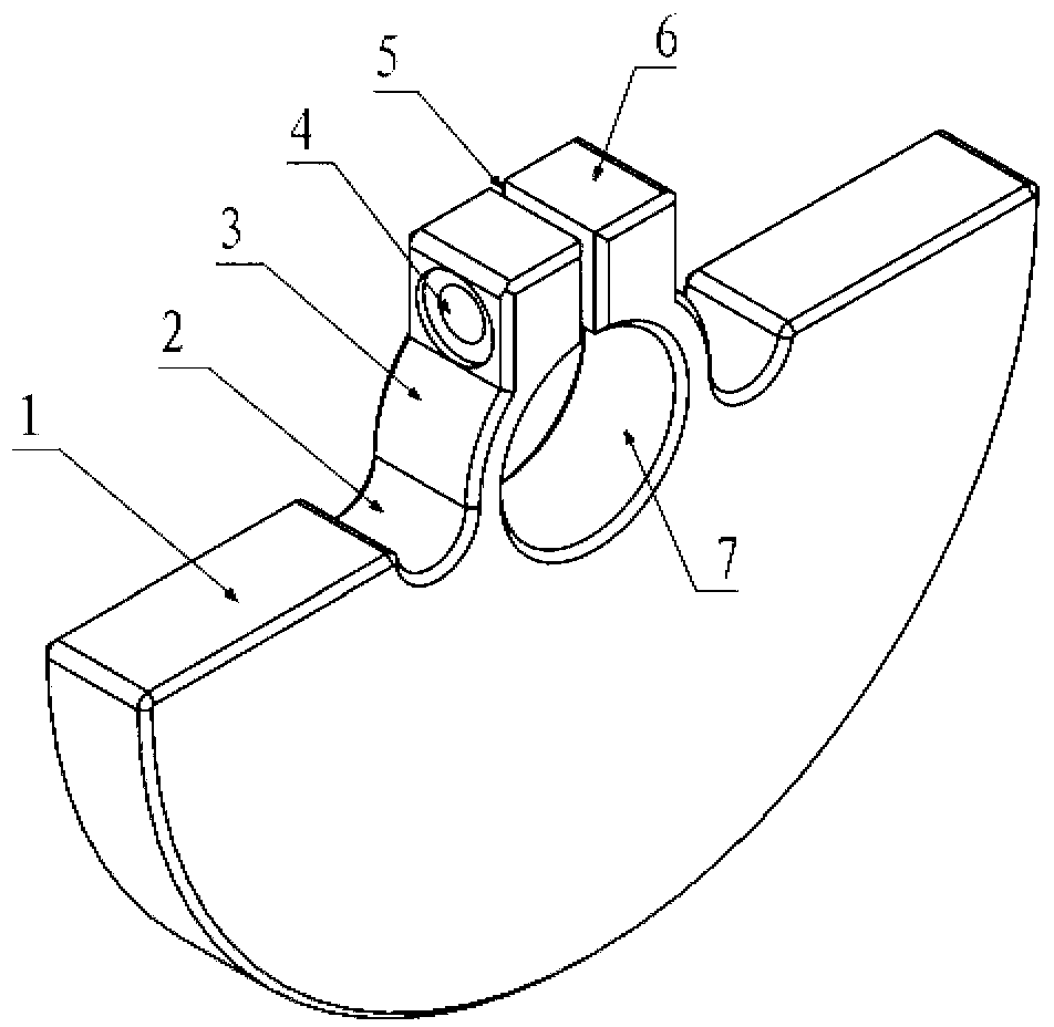 Eccentric block for vibration motor