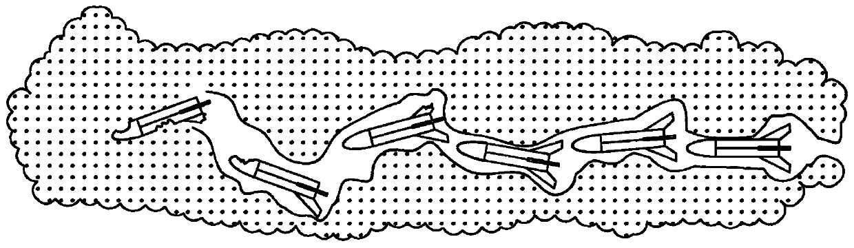 Preparation method for active metal micro-projectile loading high explosive