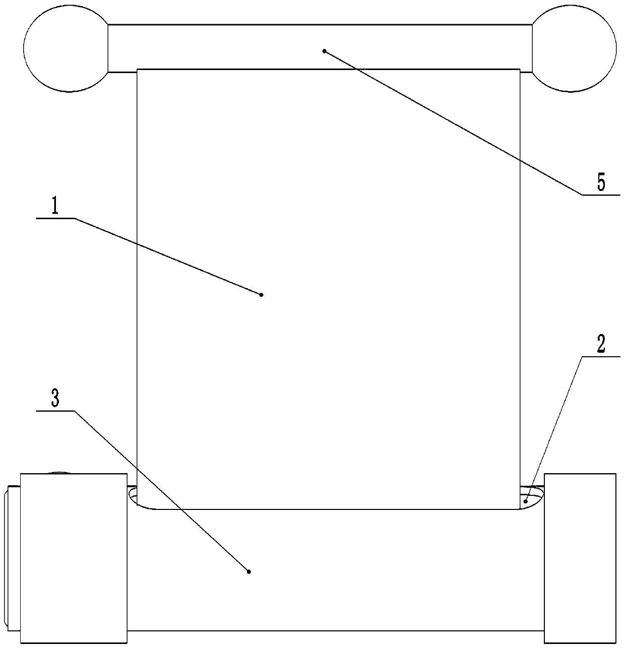 Screen-rollable mobile communication terminal